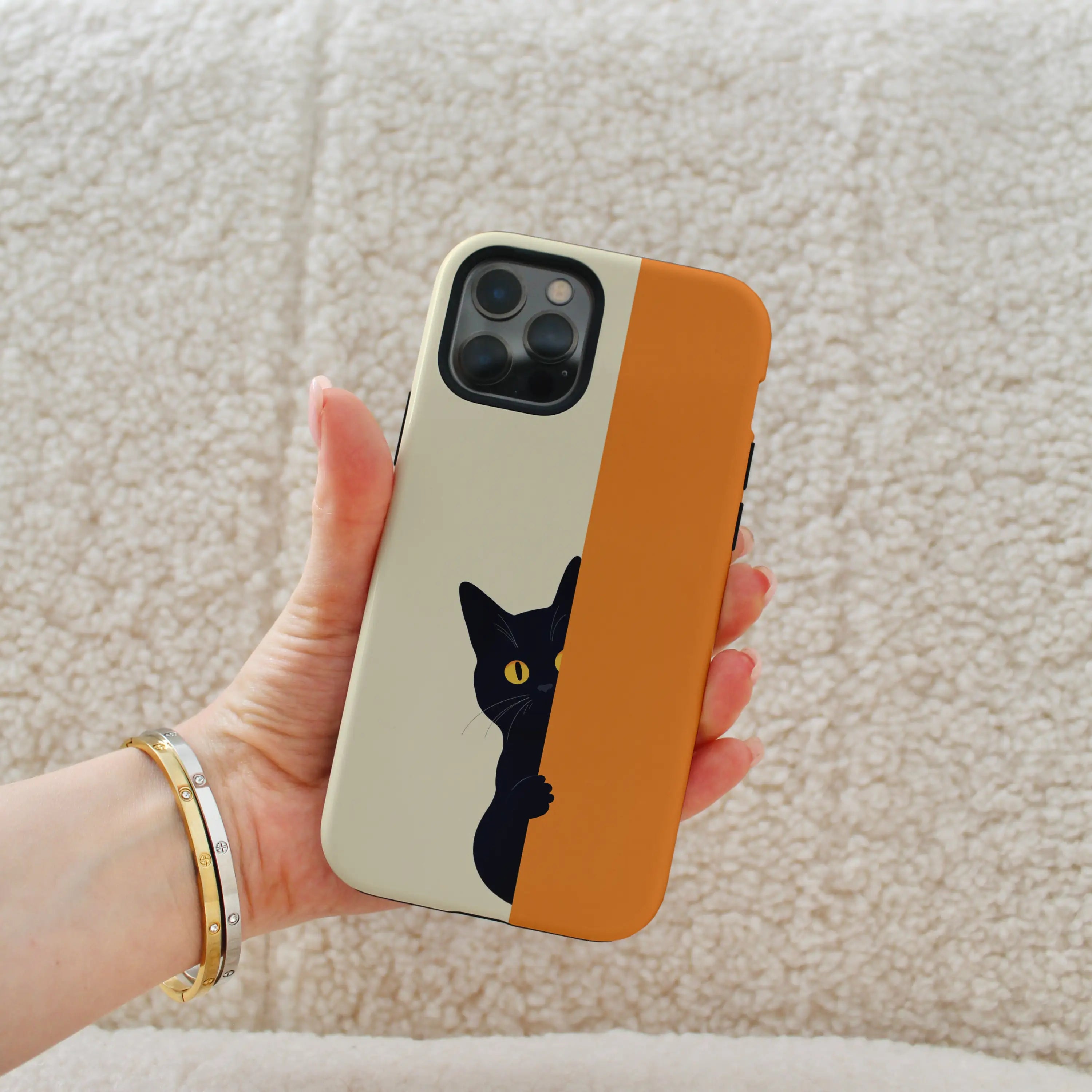 The Curious Cat - iPhone Tough Case - Fast shipping - Made in Europe
